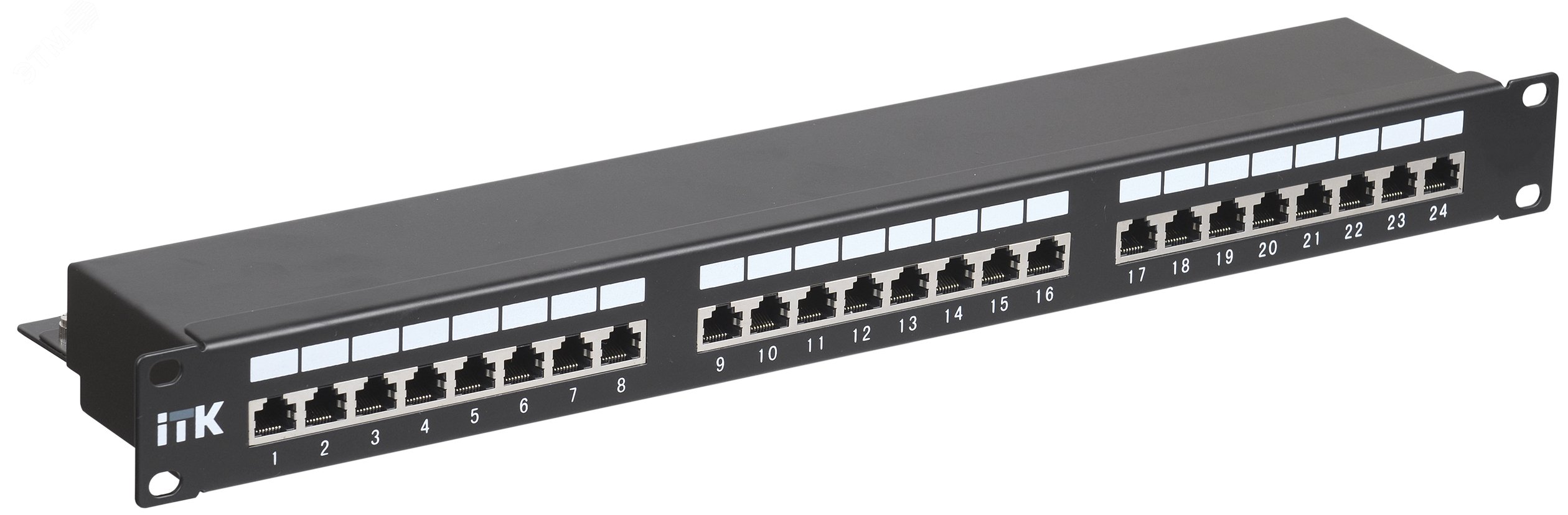 Фото товара Патч-панель 1 юнит кат.5Е STP 24 порта (IDC Dual) PP24-1UC5ES-D05