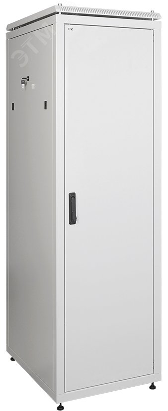 Фото товара Шкаф сетевой 19дюйм LINEA N 38U 600х600 мм металлическая передняя дверь серый LN35-38U66-M