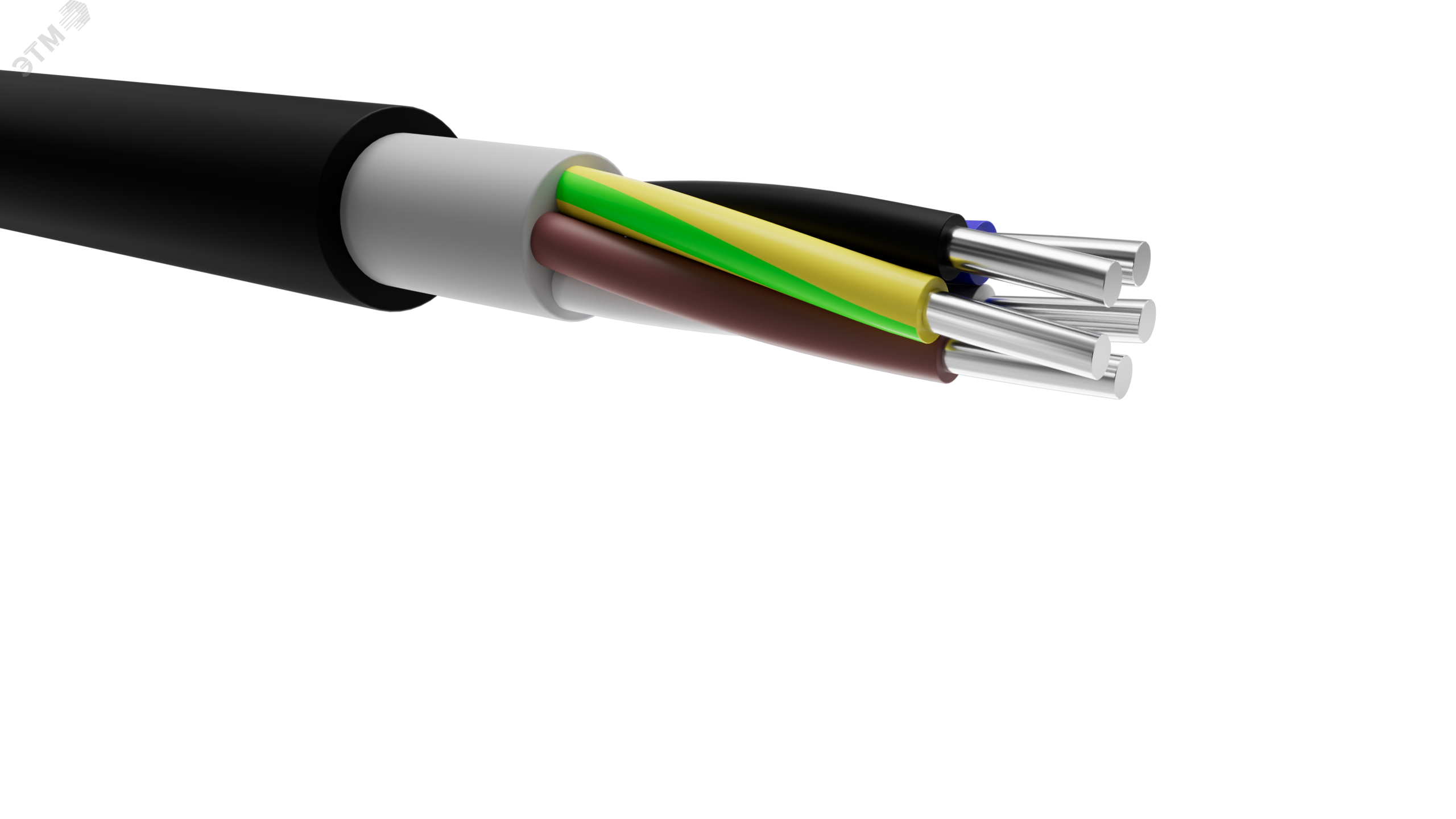 Кабель силовой АВВГнг(А)-LS 5х10ок-0,66(N,PE) ТРТС 00000012767