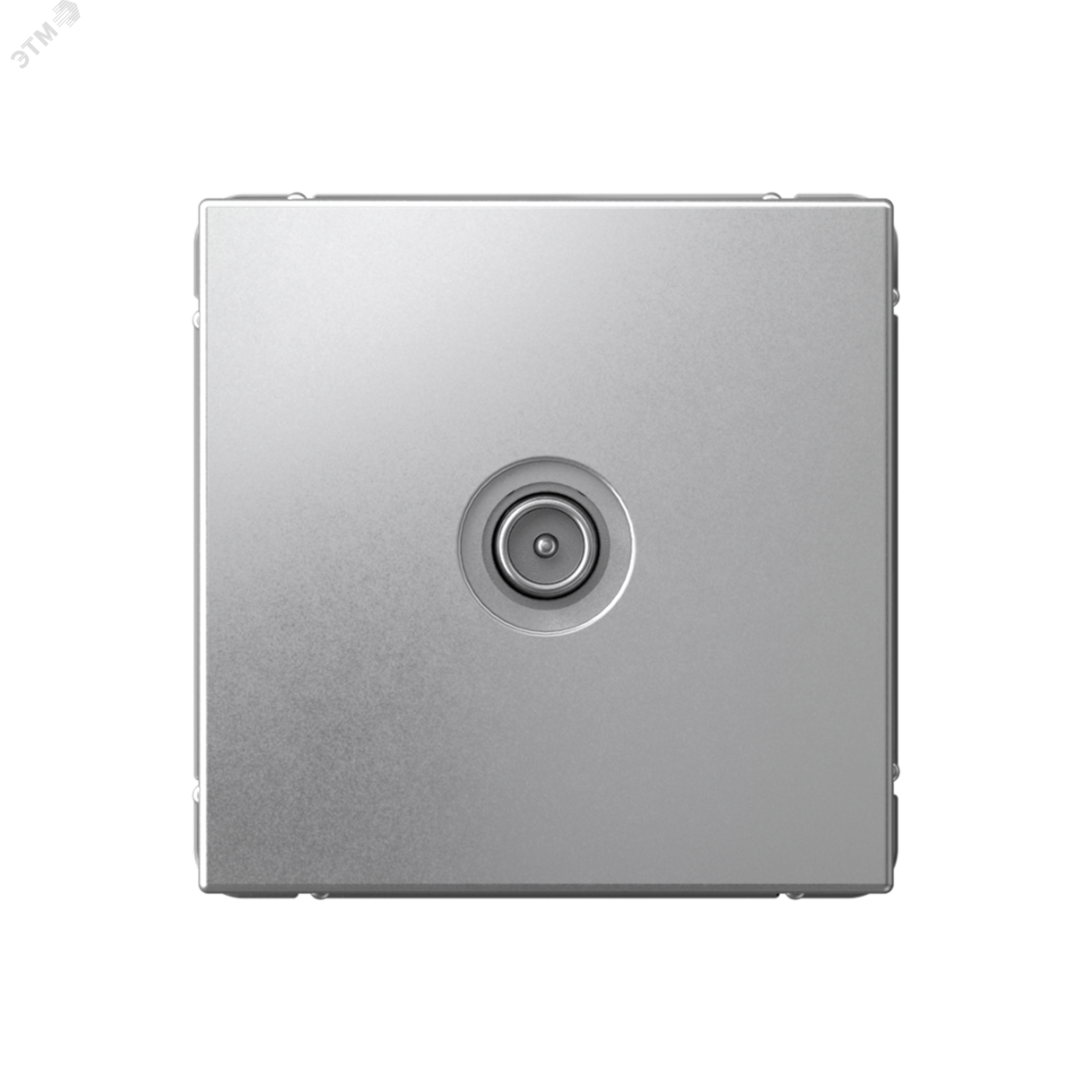 Фото товара ARTGALLERY TV ТВ розетка проходная 4DB, механизм, алюминий GAL000392