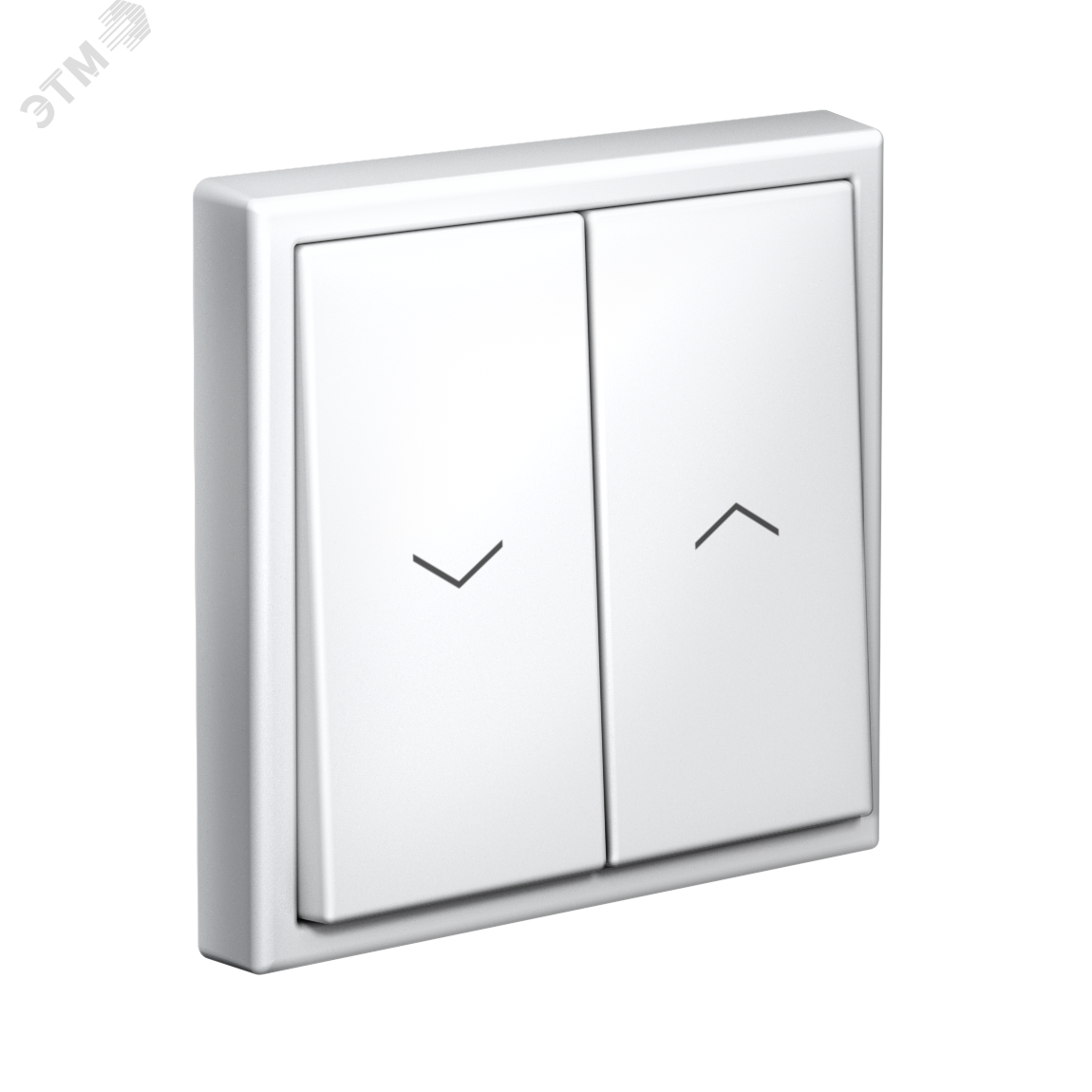 Фото товара ARTGALLERY 2-клавишный ВЫКЛЮЧАТЕЛЬ ДЛЯ ЖАЛЮЗИ, 2х сх.4, 10А, механизм, быстрозажимные клеммы, БЕЛЫЙ GAL000119S