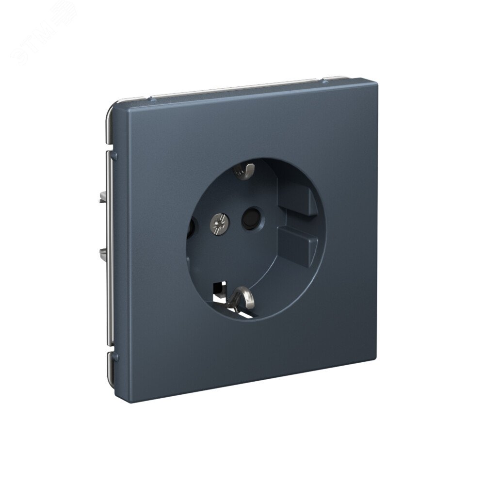 Фото товара ARTGALLERY РОЗЕТКА с заземлением со шторками, 16А, механизм, быстрозажимные клеммы, грифель GAL000745S