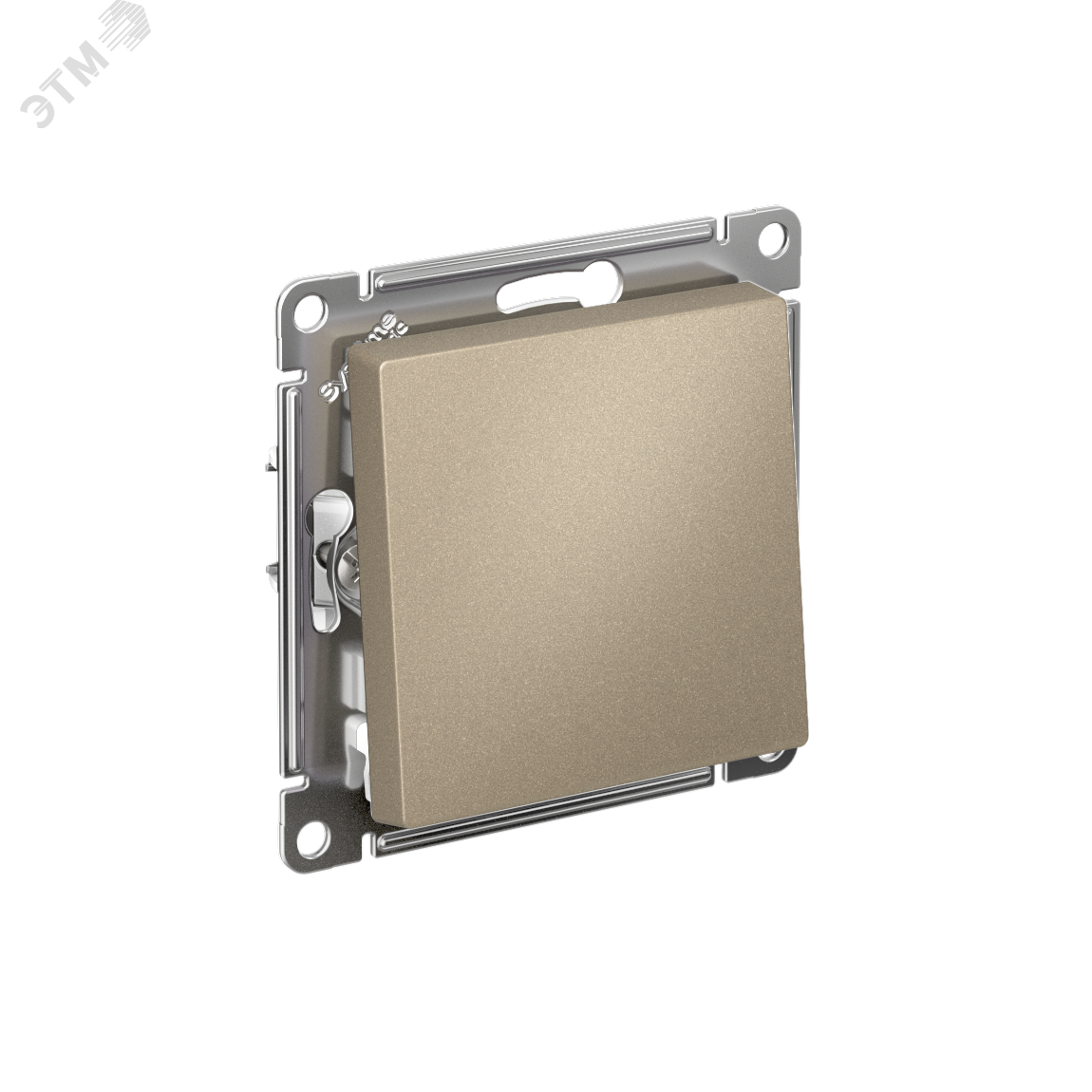 Переключатель перекрестный 1-кл. СП AtlasDesign 10А IP20 (сх. 7) 10AX механизм шампань SE ATN000571