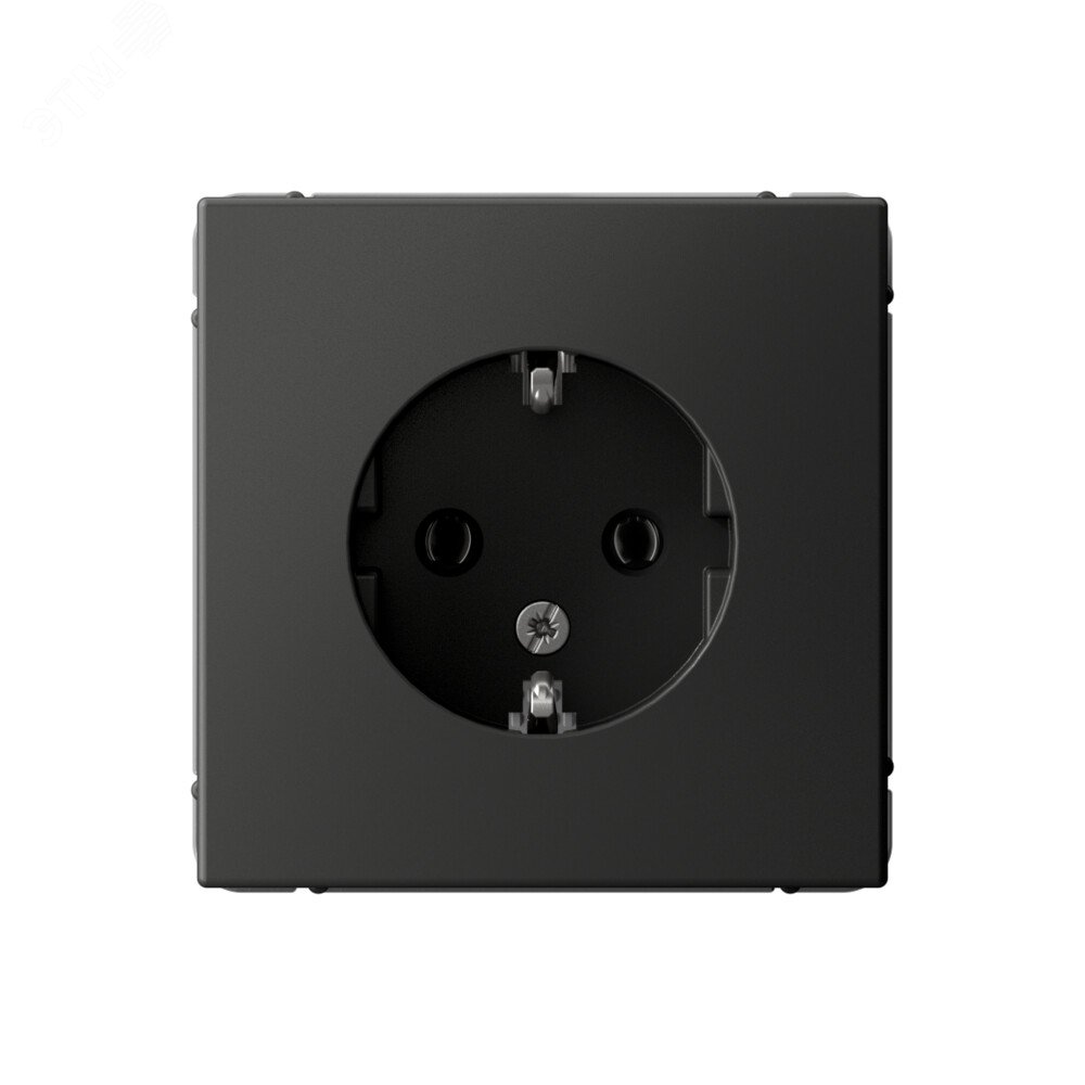 Фото товара Розетка ArtGallery 16А с заземл. механизм базальт SE GAL001443