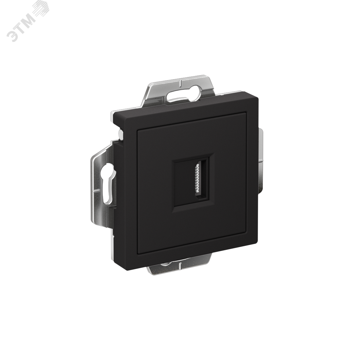 ATLASDESIGN РОЗЕТКА HDMI, механизм, КАРБОН ATN001080