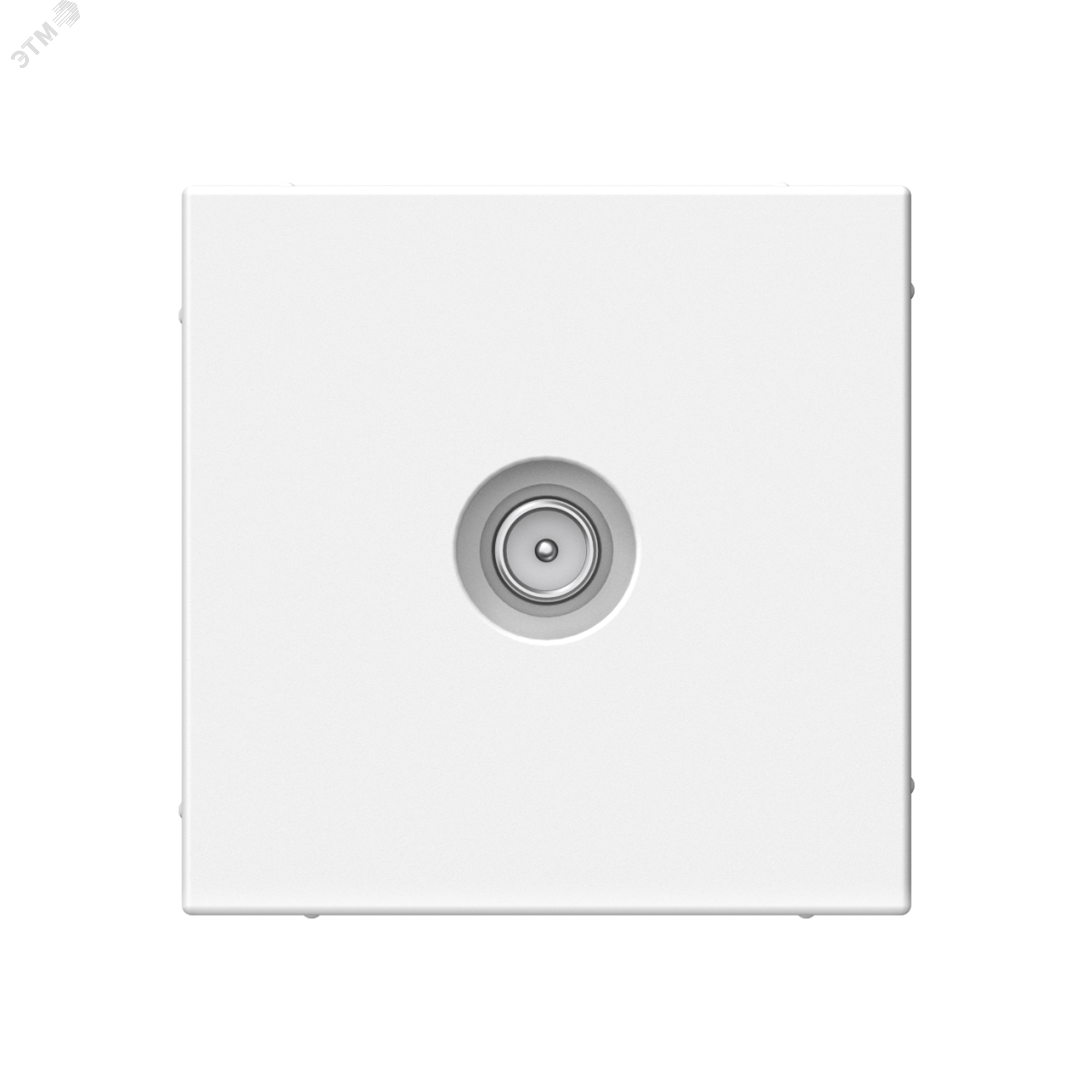 Фото товара ARTGALLERY TV ТВ розетка проходная 4DB, механизм, белый GAL000192