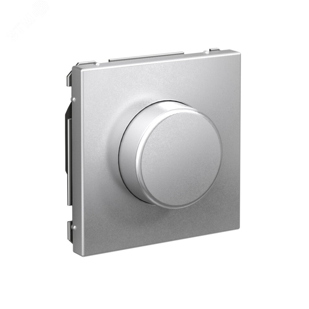 Фото товара Светорегулятор поворотно-нажимной (диммер) ArtGallery LED RC 400Вт механизм алюм. SE GAL000323