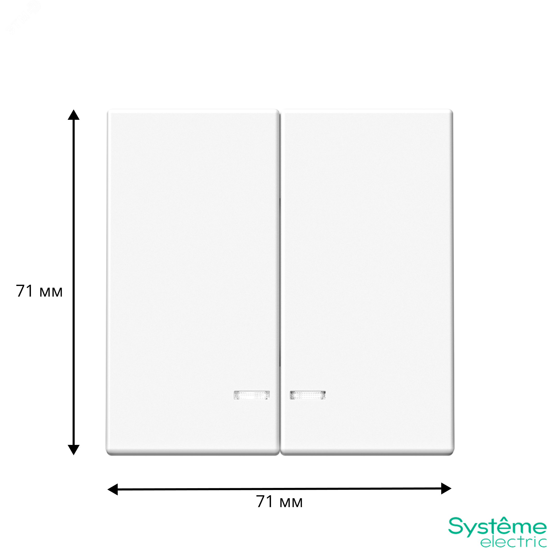 Фото товара ARTGALLERY 2-клавишный ВЫКЛЮЧАТЕЛЬ с подсветкой, сх.5а, 10АХ, механизм, быстрозажимные клеммы, ЛОТОС GAL001353S