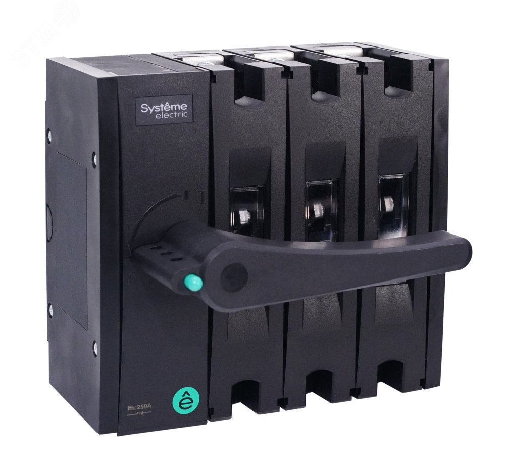 Выключатель-разъединитель SYSTEMEPACT SD250 3P 200A Рукоятка слева фронт_Рукоятка заказывается отдельно SSD02503LF0200