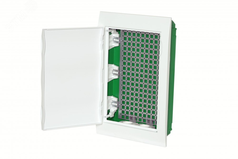 Фото товара Корпус встраиваемый с белой дверью 3ряд/3 6мод 2 розетки City9 Box IT EZ9E312P2FIT