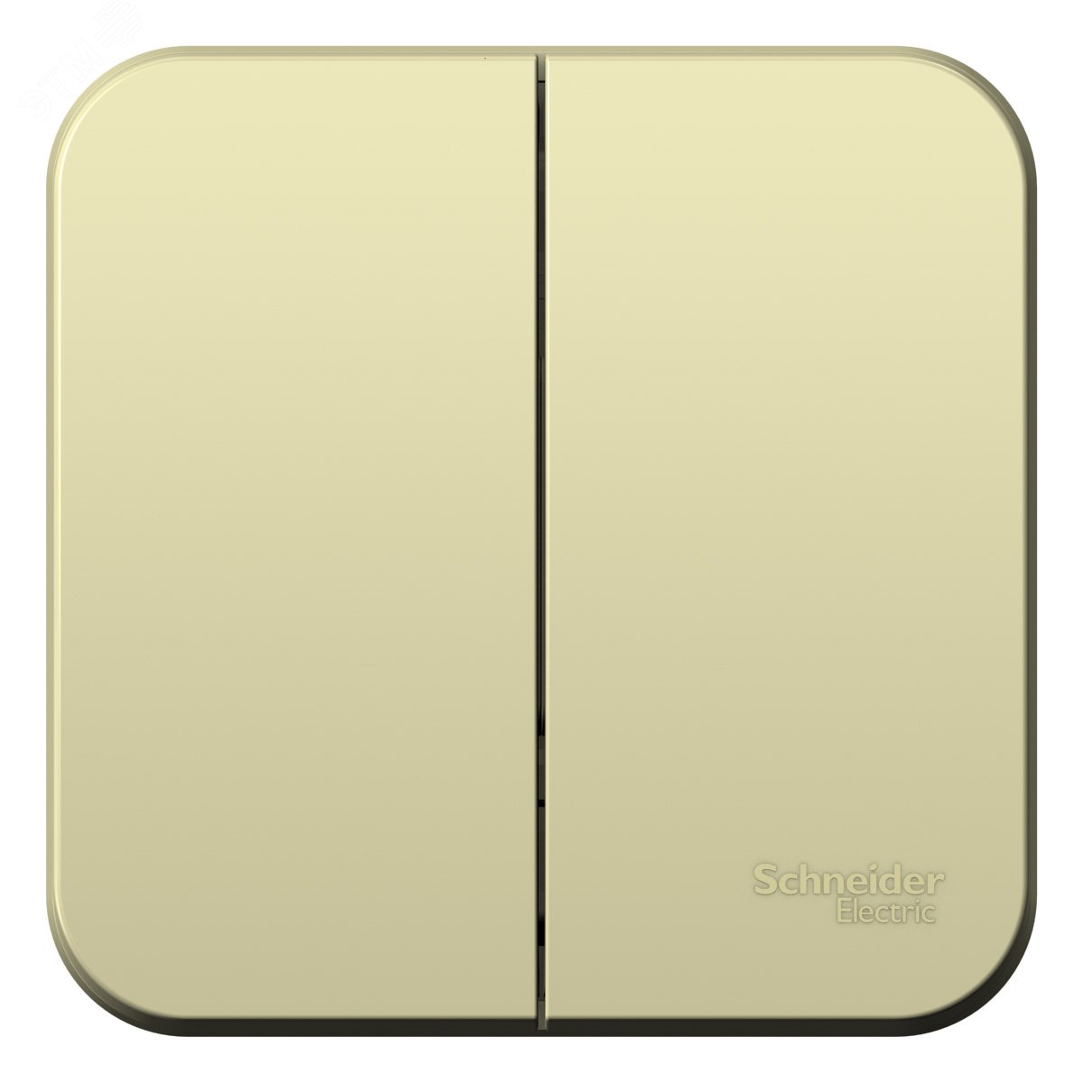 Фото товара Выключатель 2-кл. ОП Blanca 10А IP20 (сх. 5) 250В с изолир. пластиной беж. SE BLNVA105017