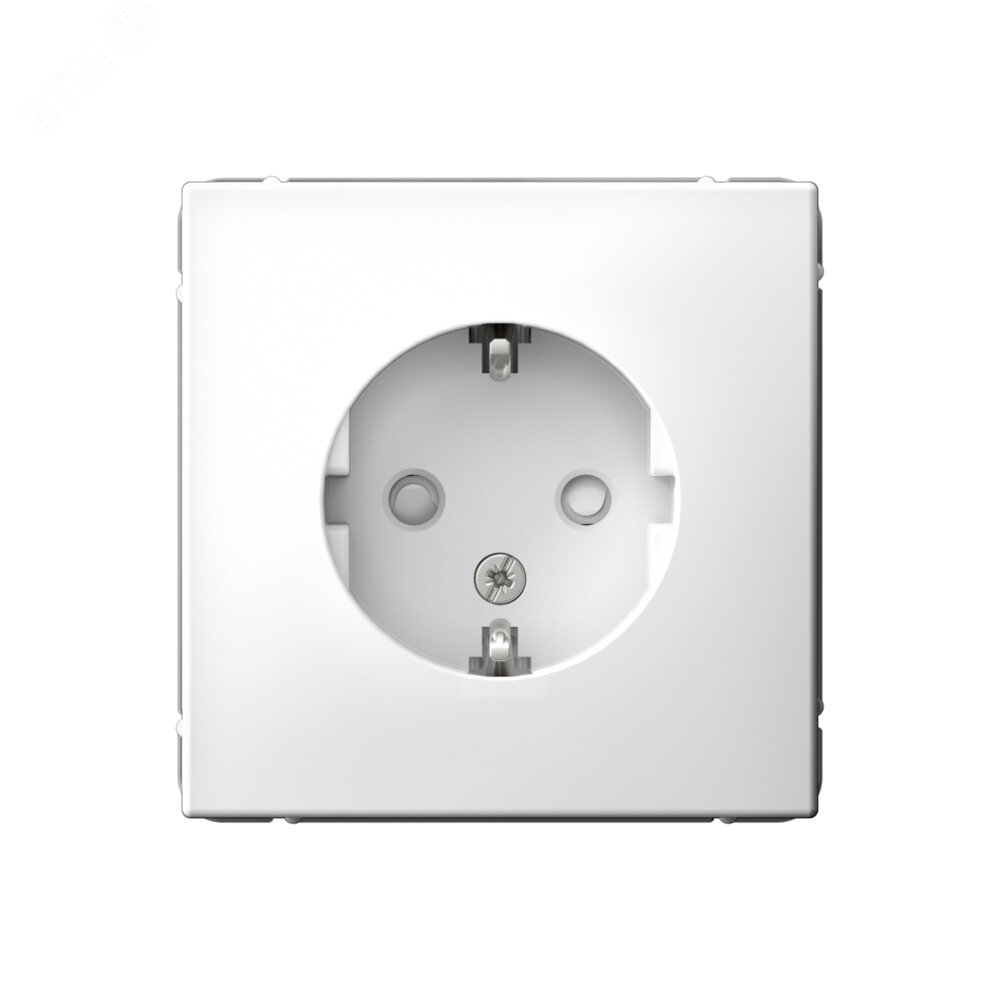 Фото товара Розетка ArtGallery 16А с заземл. защ. шторки механизм бел. SE GAL000145