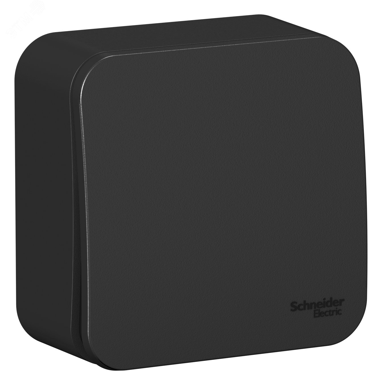 Фото товара Переключатель проходной 1-кл. ОП Blanca 10А IP20 (сх. 6) 250В с изолир. пластиной антрацит SE BLNVA106016