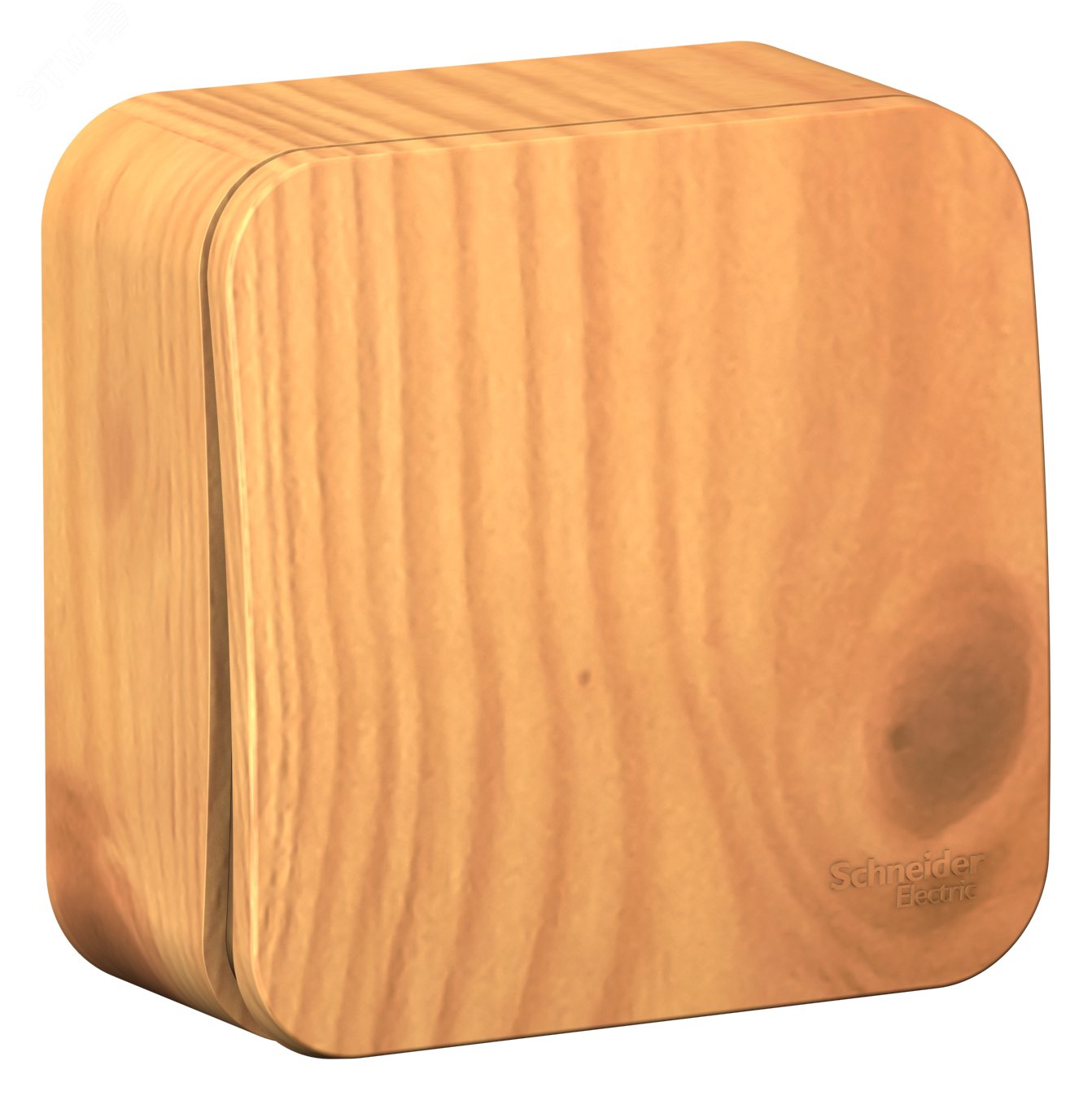 Фото товара Переключатель проходной 1-кл. ОП Blanca 10А IP20 (сх. 6) 250В с изолир. пластиной ясень SE BLNVA106015