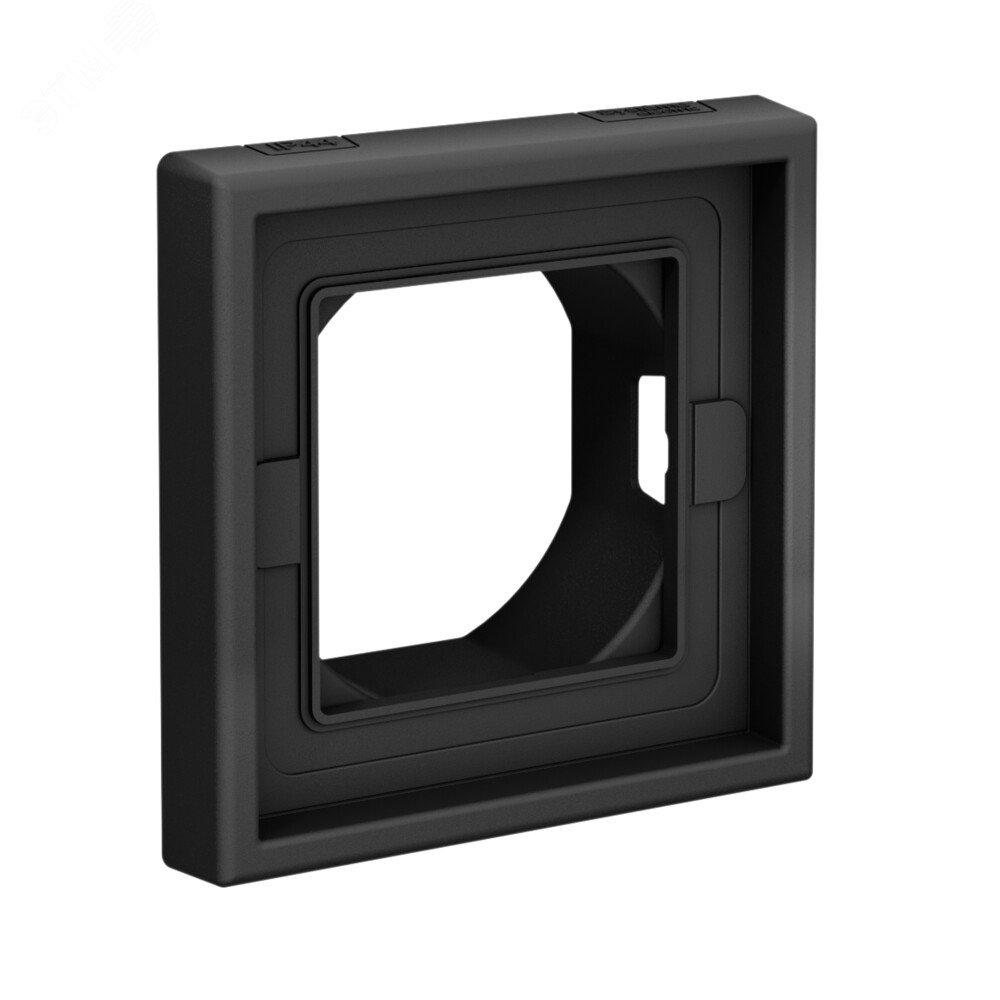 Фото товара Рамка 1-м ArtGallery IP44 карбон SE GAL441001