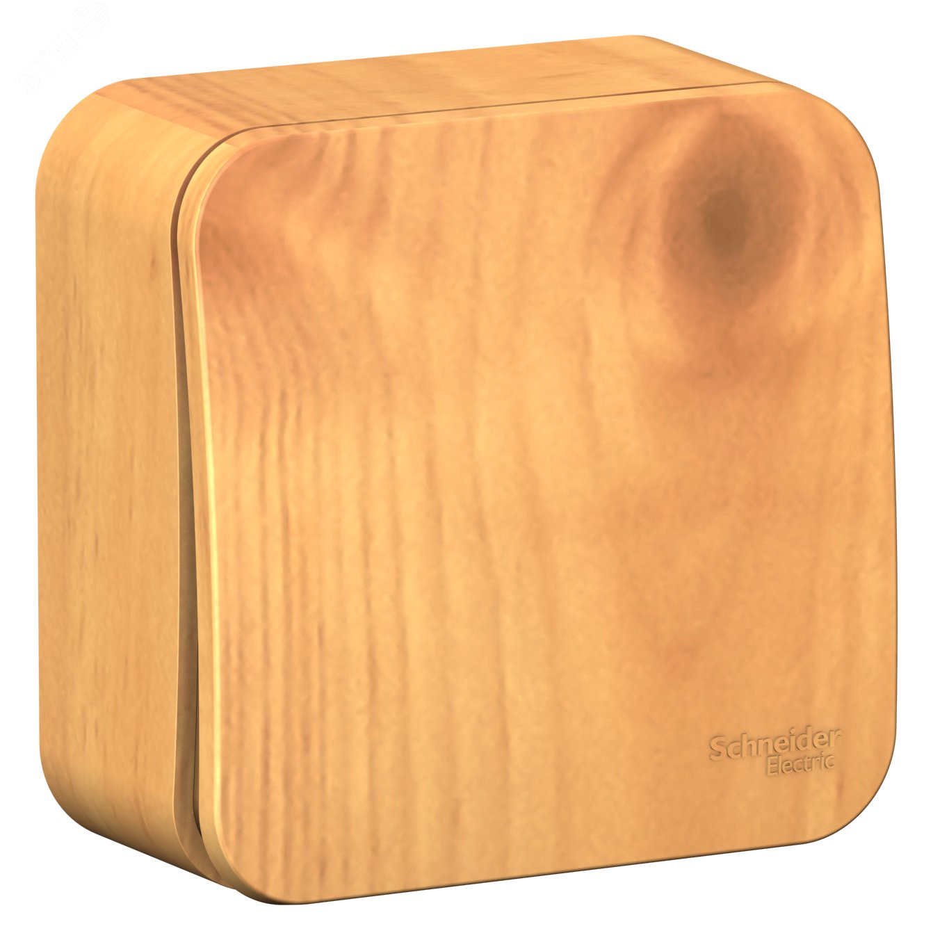 Фото товара Выключатель 1-кл. ОП Blanca 10А IP20 (сх. 1) 250В с изолир. пластиной ясень SE BLNVA101015