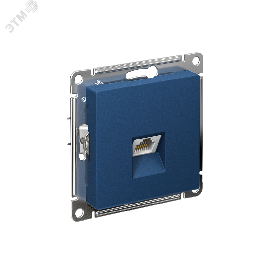 Розетка компьютерная AtlasDesign RJ45 кат.5E механизм аквамарин SE ATN001183