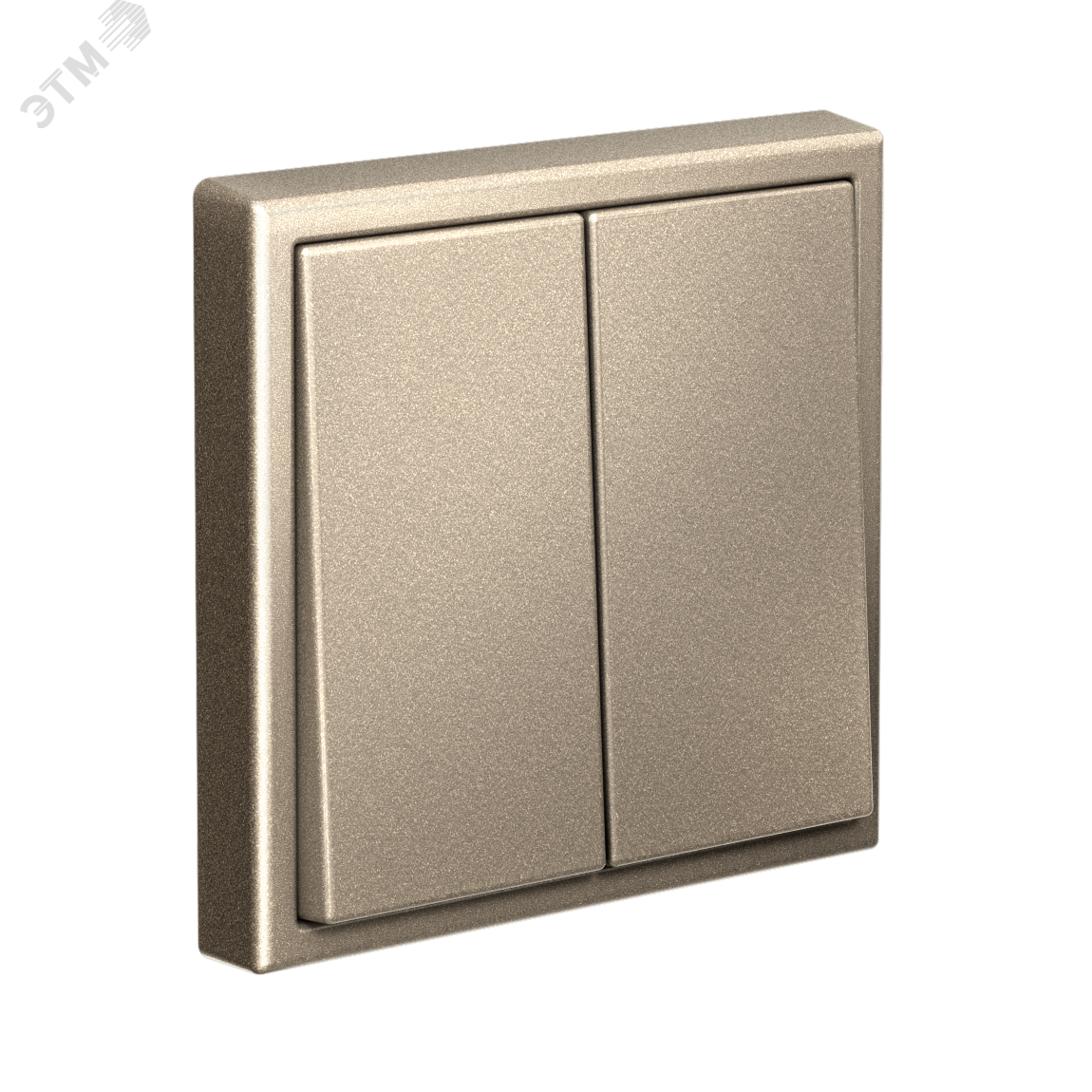 Фото товара Переключатель 2-кл. ArtGallery (сх. 6/2) 10AX механизм шампань SE GAL000565