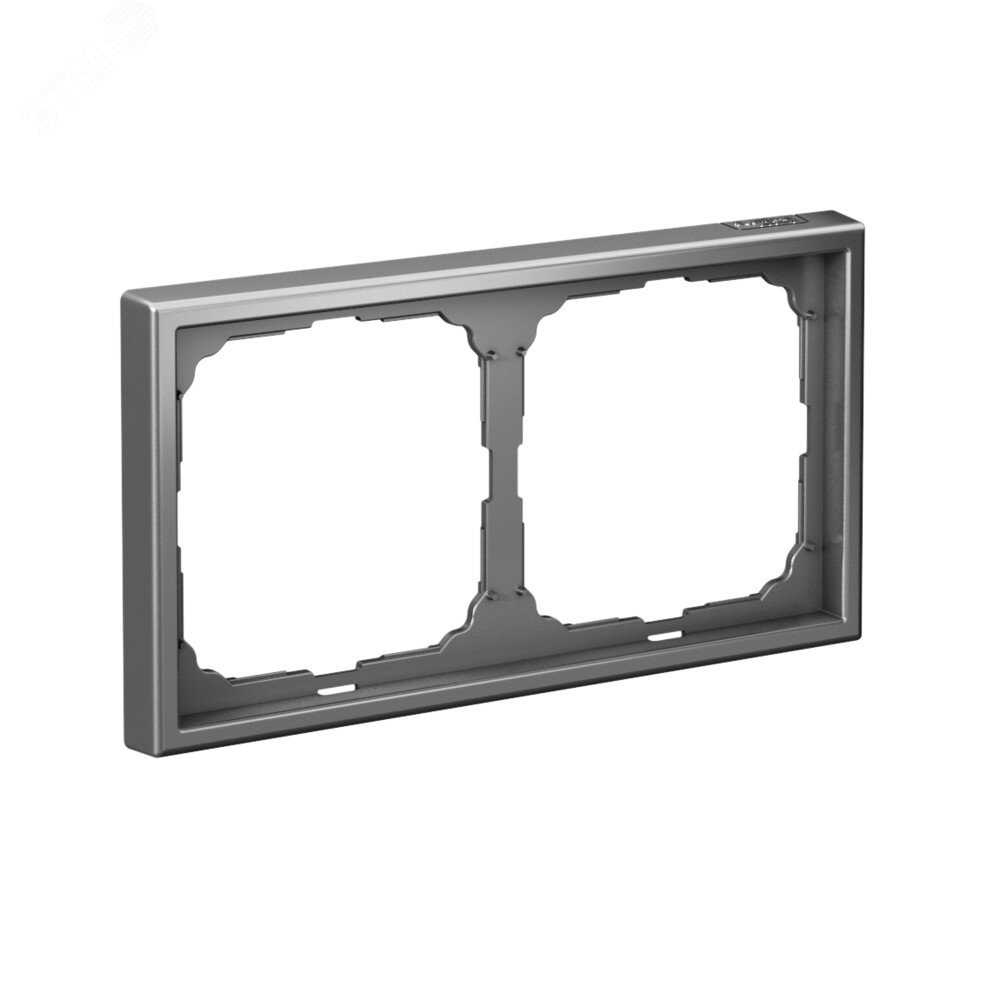 Фото товара Рамка 2-м ArtGallery универс. сталь SE GAL000902