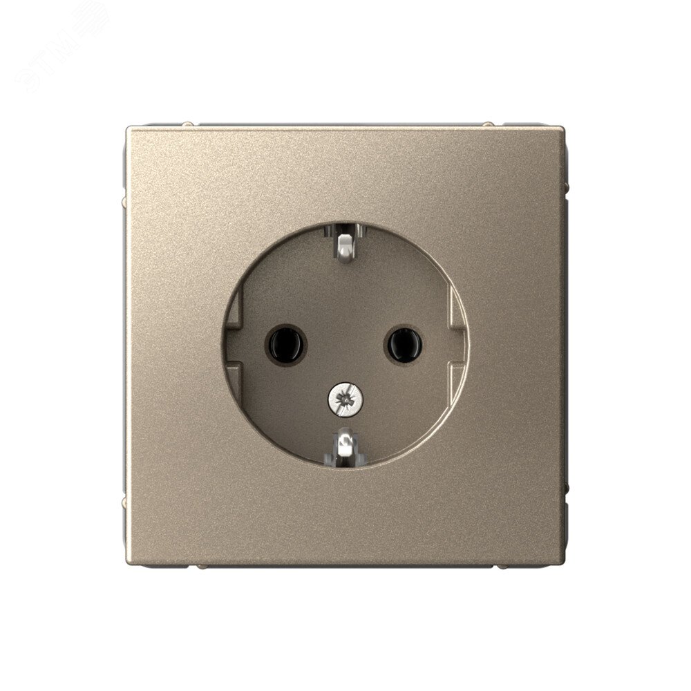 Фото товара Розетка ArtGallery 16А с заземл. механизм шампань SE GAL000543