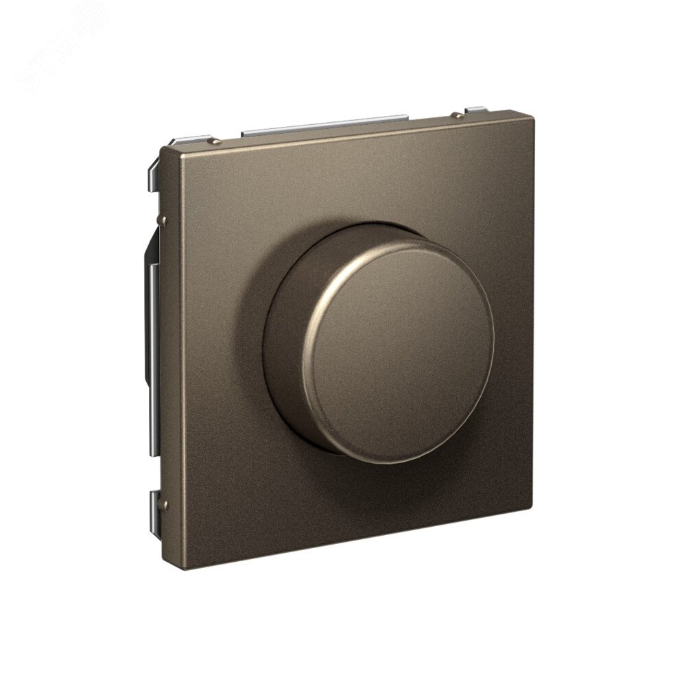 Фото товара ARTGALLERY светорегулятор (диммер) повор-нажим, LED, RC, 400Вт, механизм, мокко GAL000623