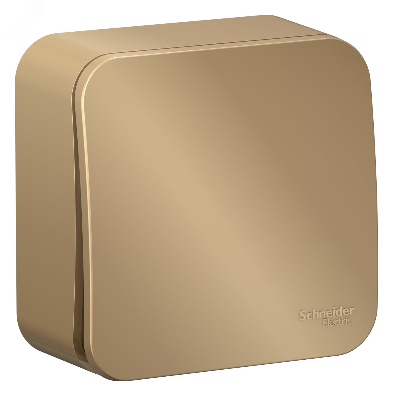 Фото товара Выключатель BLANCA одноклавишный наружный (схема 1) 10A 250B титан BLNVA101004