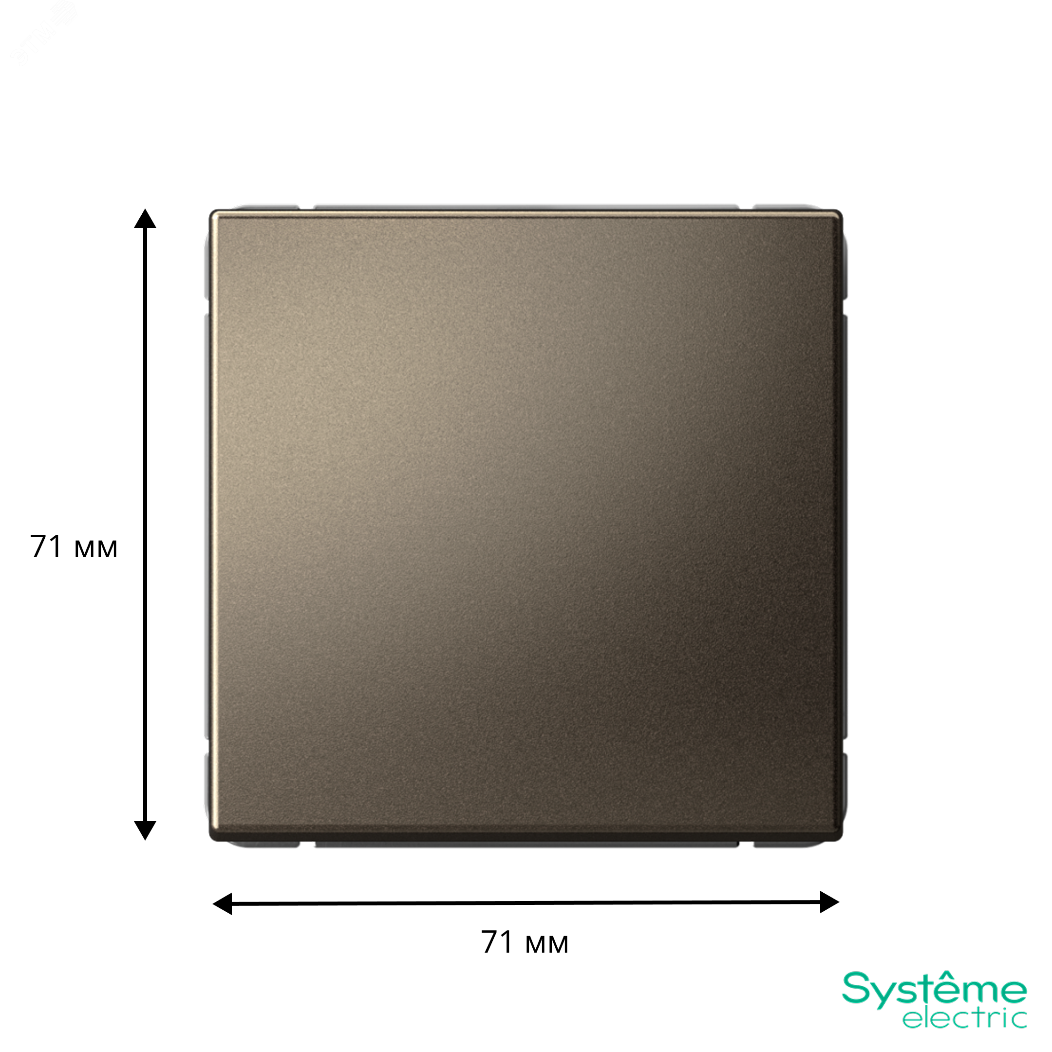 Фото товара ARTGALLERY 1-клавишный ПЕРЕКЛЮЧАТЕЛЬ, 10АХ, механизм, быстрозажимные клеммы, МОККО GAL000661S