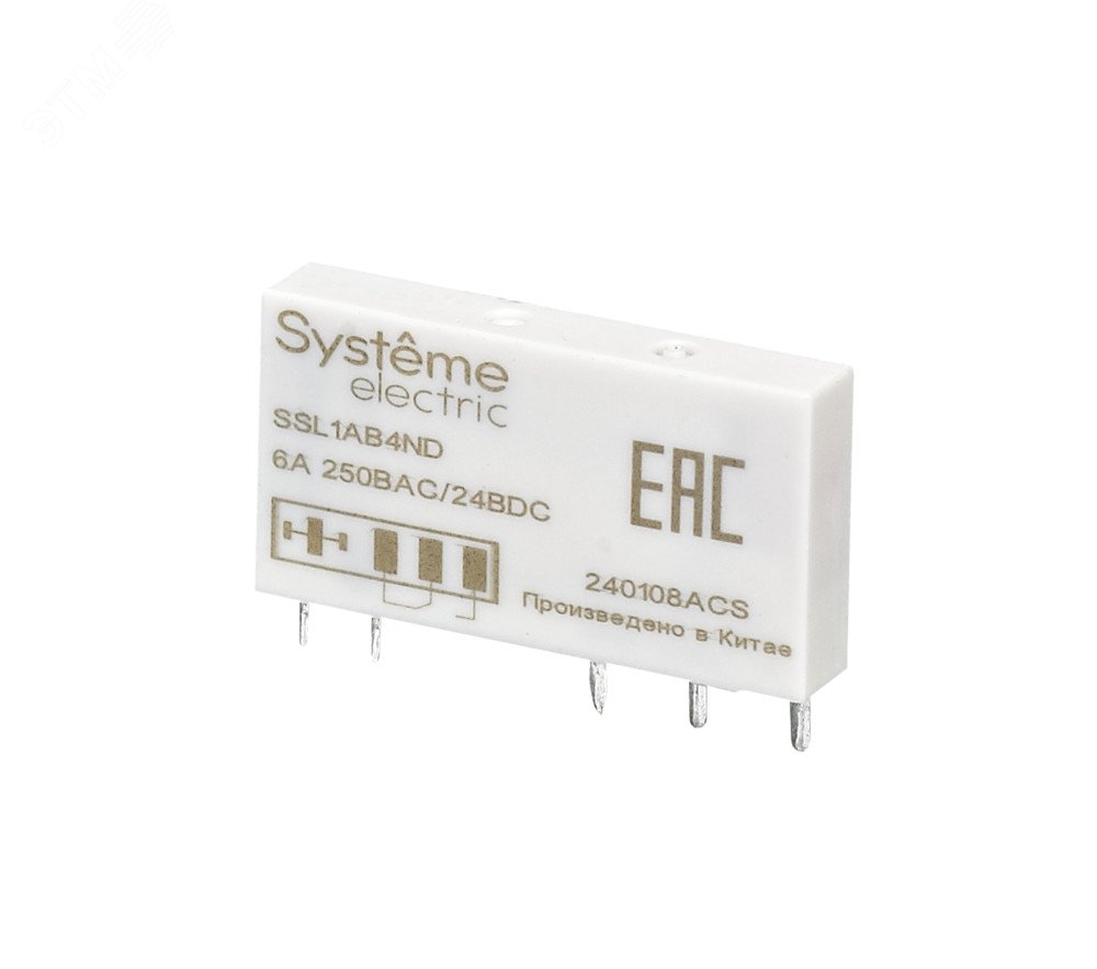Реле интерфейсное 1CO,6A, 60В DC SSL1AB4ND