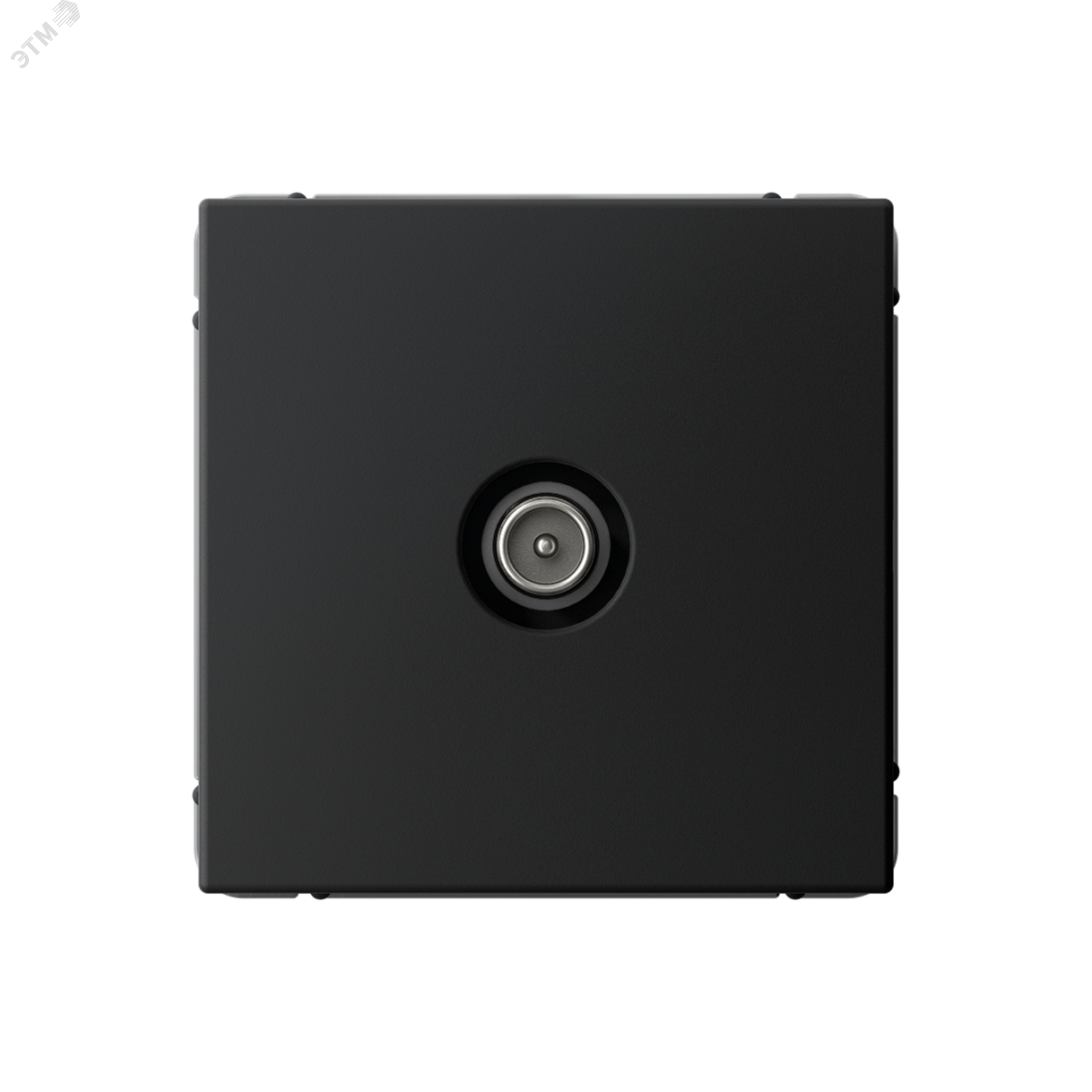 Фото товара ARTGALLERY TV ТВ розетка проходная 4DB, механизм, карбон GAL001092