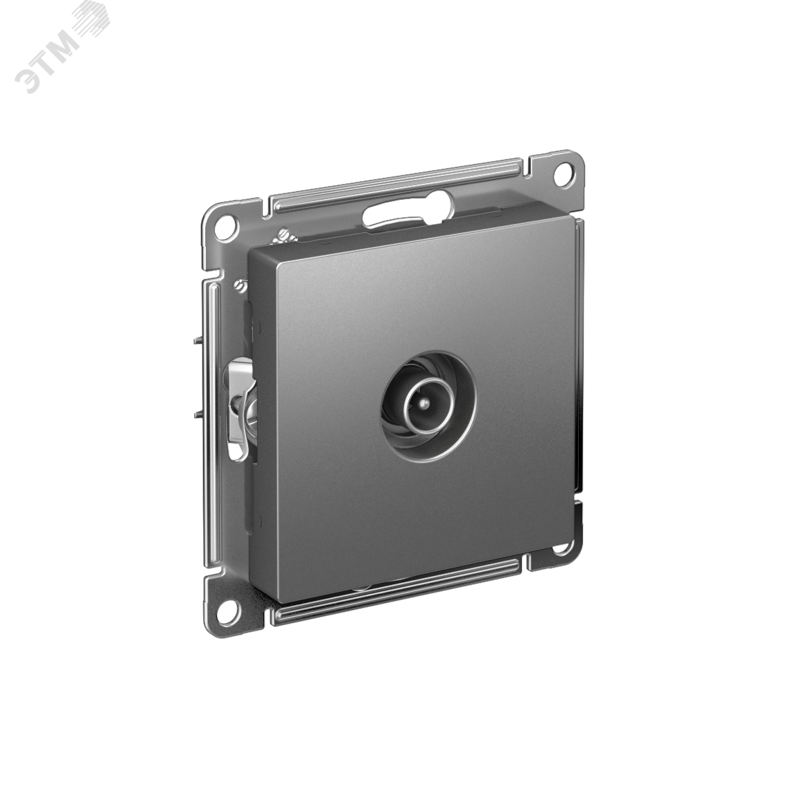 Фото товара Розетка телевизионная оконечная TV AtlasDesign 1дБ механизм сталь SE ATN000991