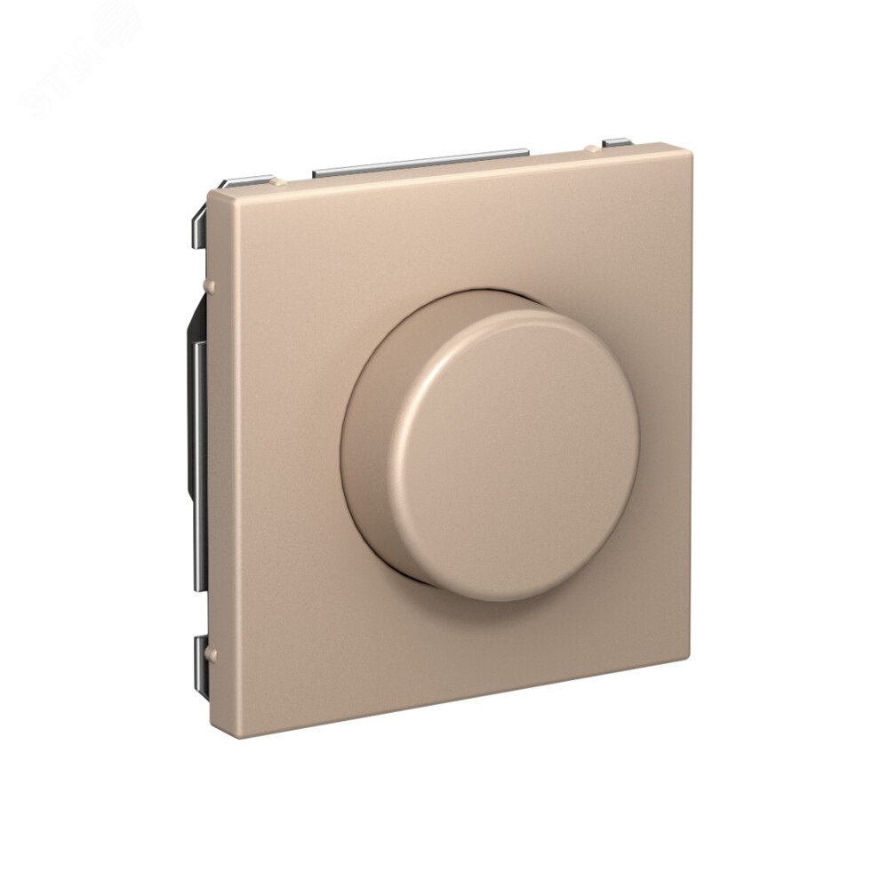 Фото товара ARTGALLERY светорегулятор (диммер) повор-нажим, LED, RC, 400Вт, механизм, песочный GAL001223