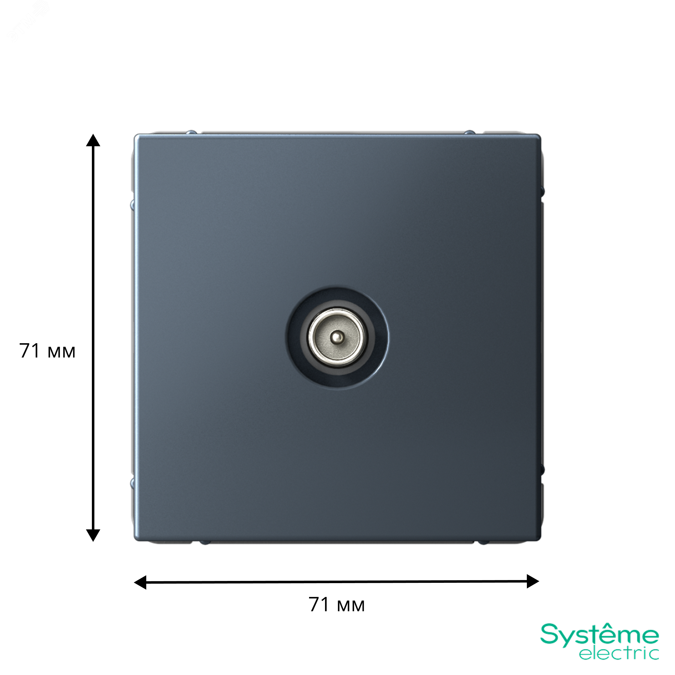 Фото товара ARTGALLERY TV ТВ розетка оконечная 1DB, механизм, грифель GAL000791