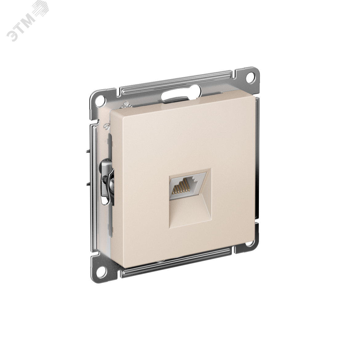 Розетка компьютерная 1-м AtlasDesign RJ45 кат.5E механизм беж. SE ATN000283