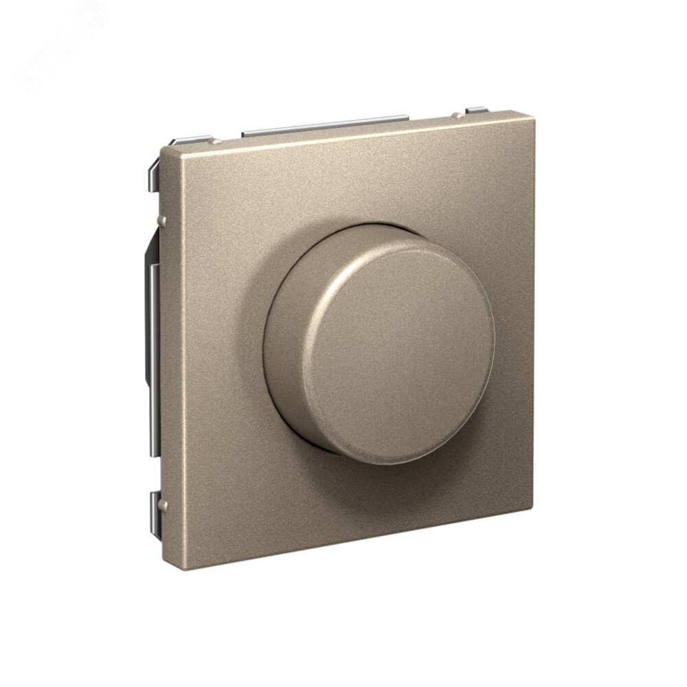 Фото товара ARTGALLERY светорегулятор (диммер) повор-нажим, LED, RC, 400Вт, механизм, шампань GAL000523