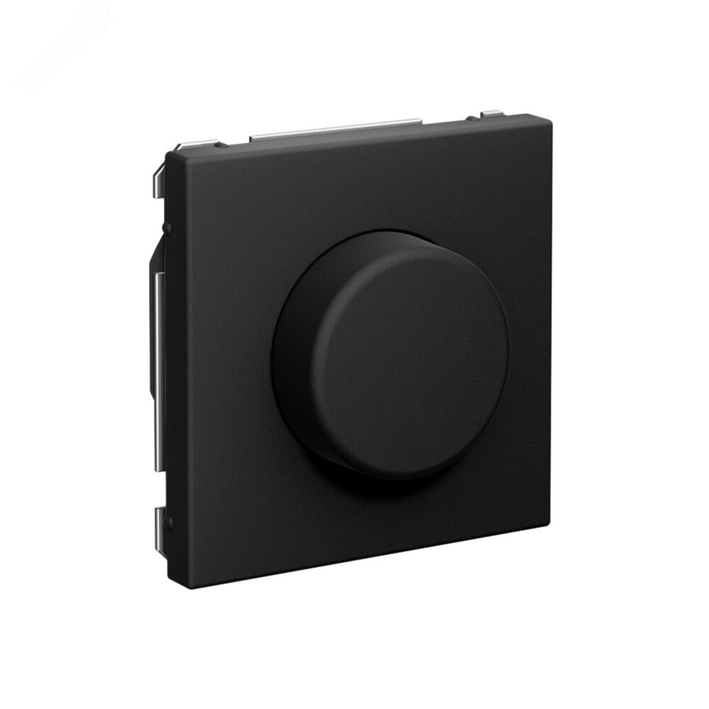 Фото товара Светорегулятор поворотно-нажимной (диммер) ArtGallery LED RC 400Вт механизм карбон SE GAL001023