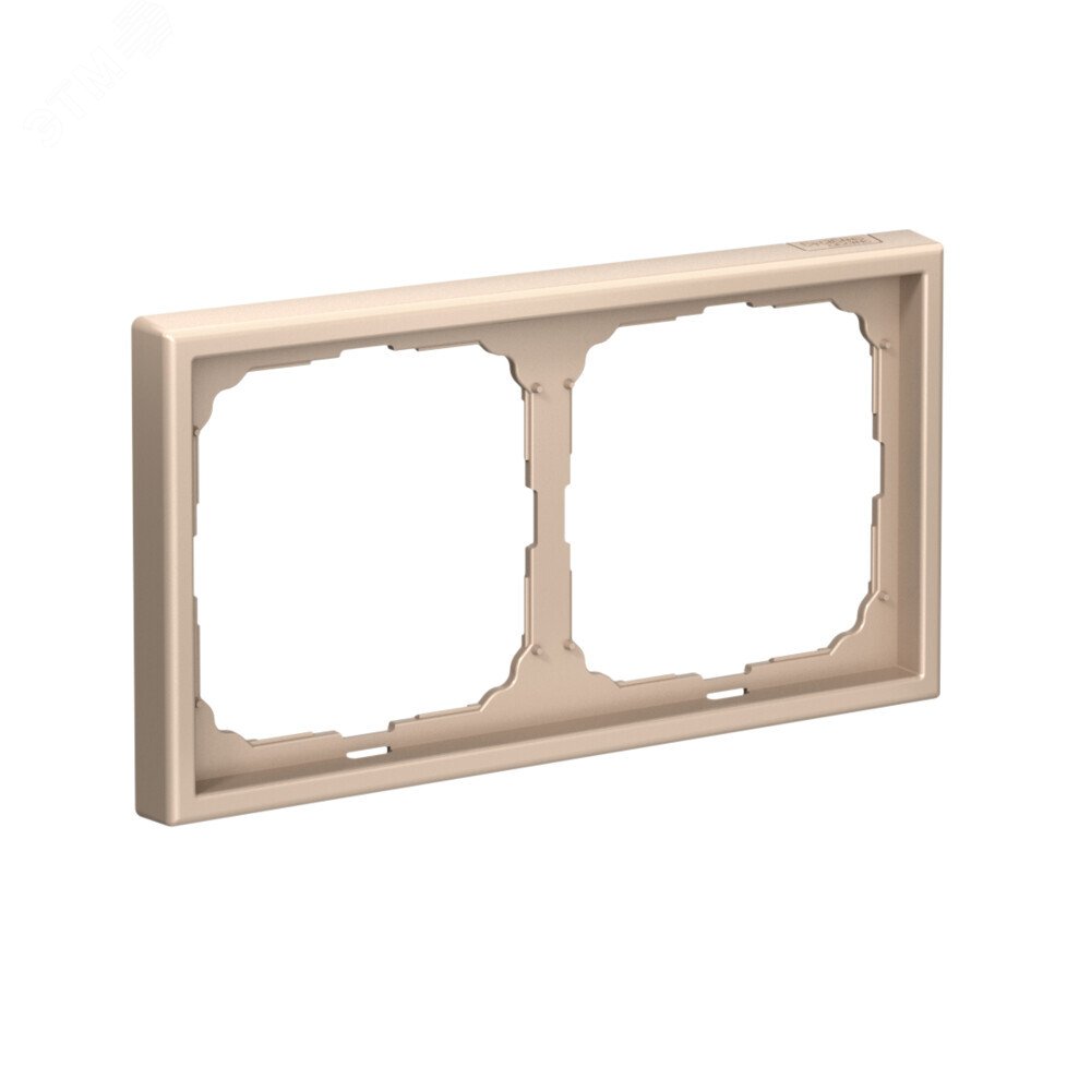 Фото товара Рамка 2-м ArtGallery универс. песочн. SE GAL001202