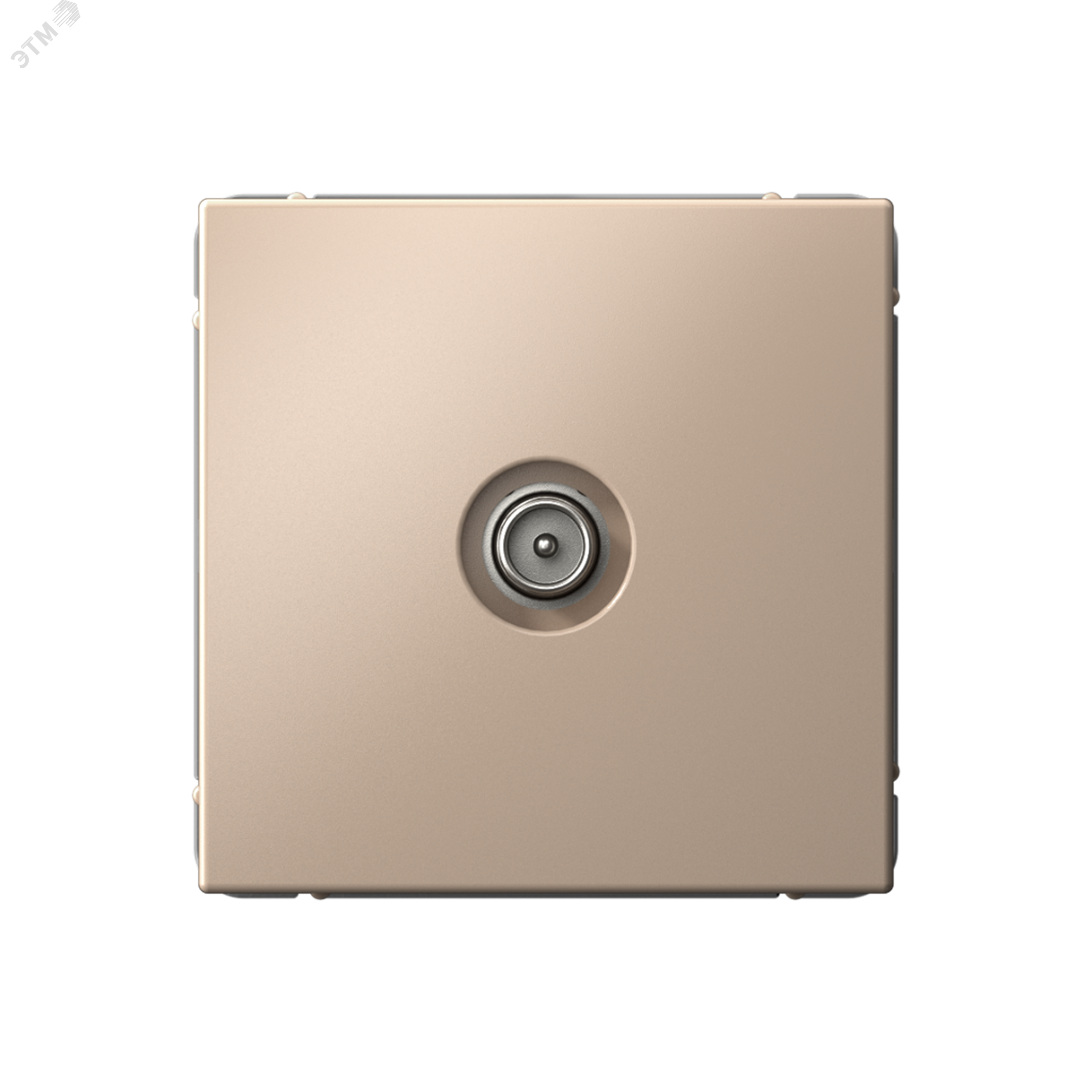 Фото товара ARTGALLERY TV ТВ розетка проходная 4DB, механизм, песочный GAL001292