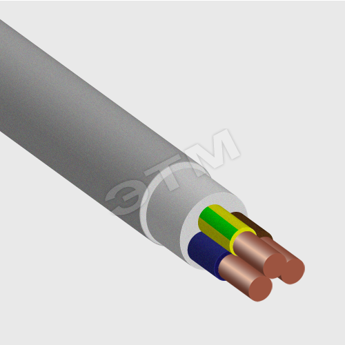 Кабель силовой NYM-J 3х2.5 ТРТС 77055000742