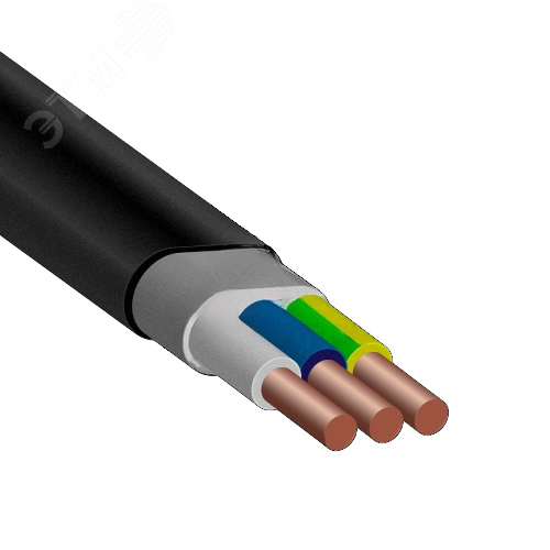 Кабель ВВГ-Пнг(А)-LS 3х1.5 ОК (N PE) 0.66кВ (уп.100м) TR3112