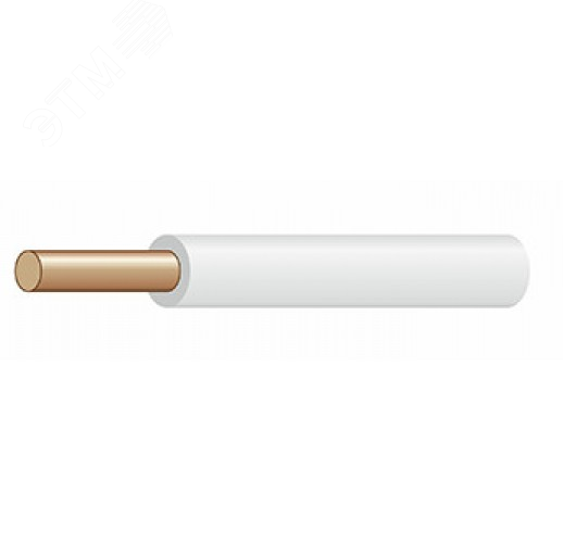 Провод силовой ПуВ-нг(А)-LS 1х1.5 белый 500 м ТРТС TR7101