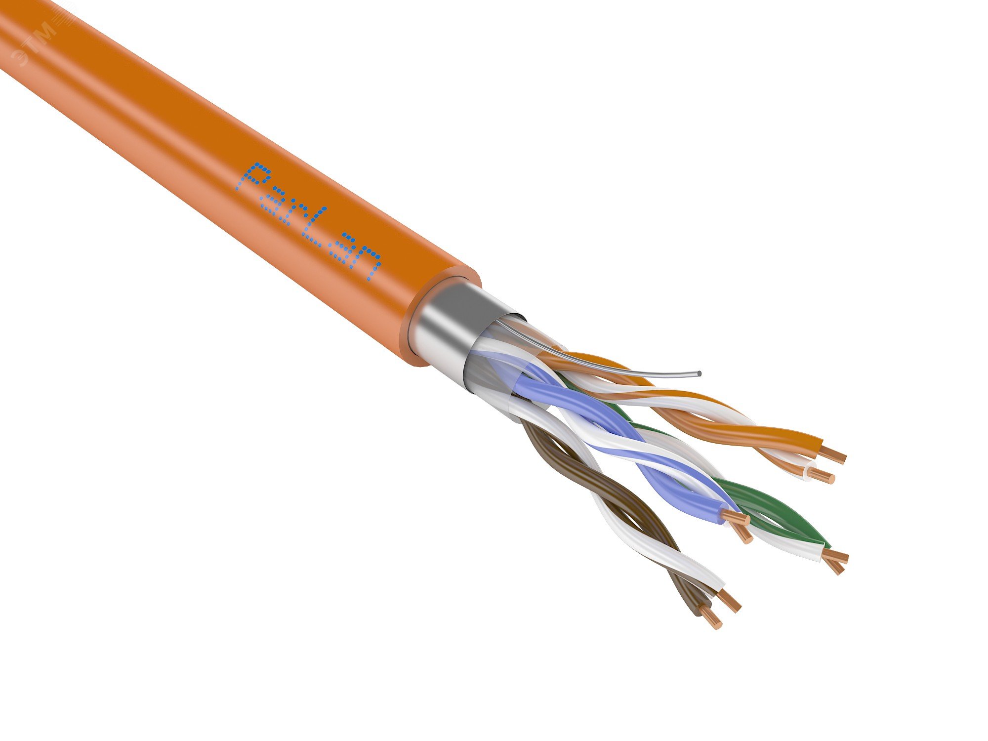Фото товара Витая пара ParLan F/UTP Cat 5e 4х2х0.52 ZH нг(А)-HF 100942