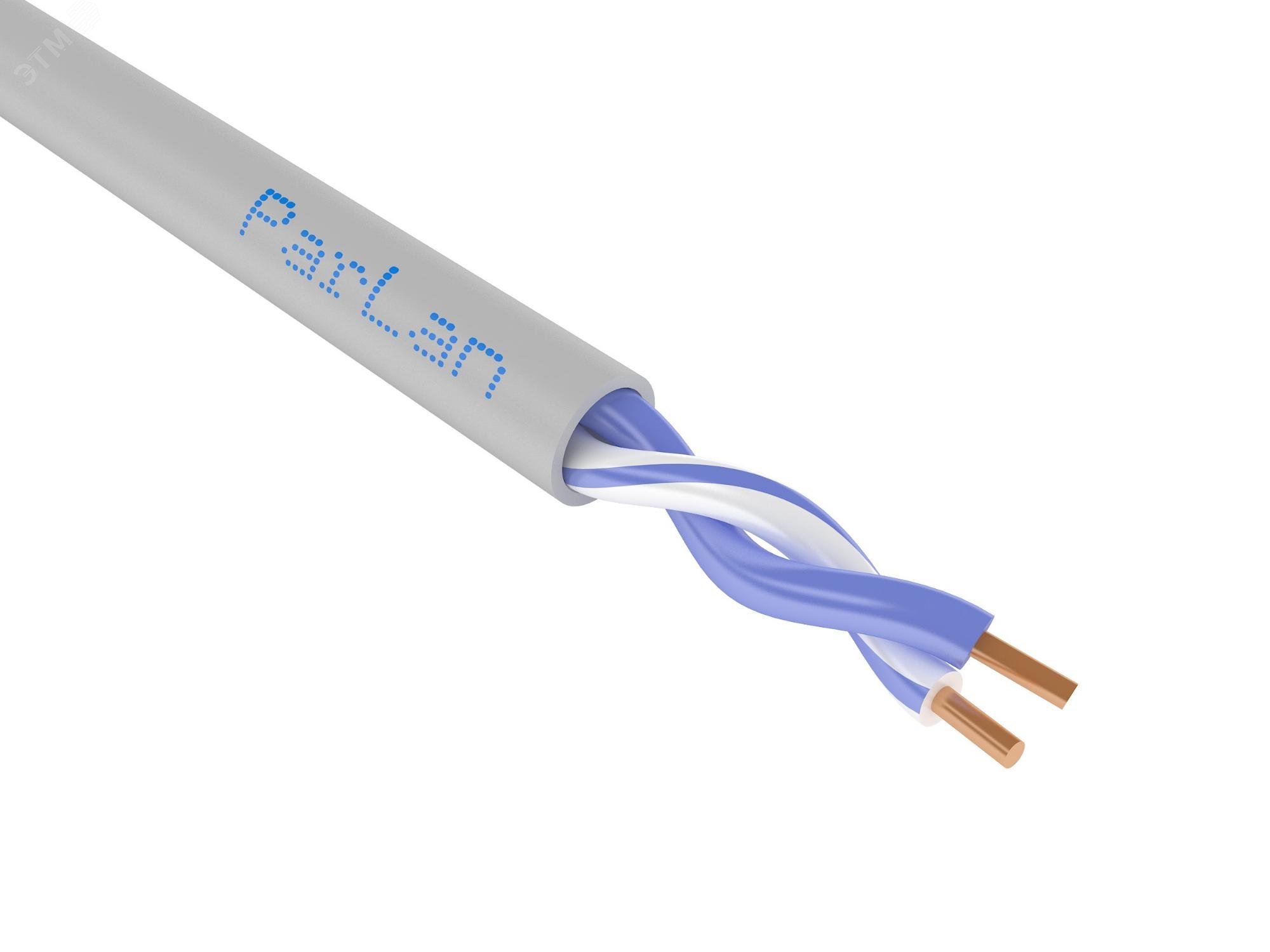 Фото товара Витая пара ParLan U/UTP Cat 5e 1х2х0.52 PVC 100009