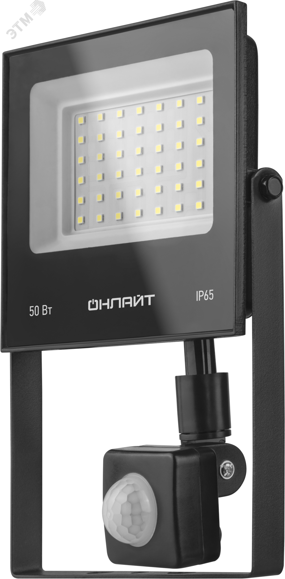 Прожектор светодиодный ДО-50w с ИК датчиком 6500К 4000Лм IP65 36435