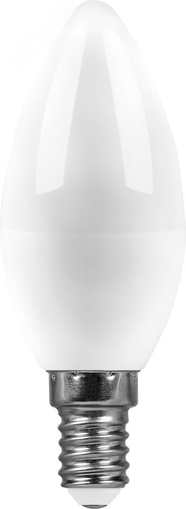Лампа светодиодная LED 9вт E14 дневной матовая свеча 55170