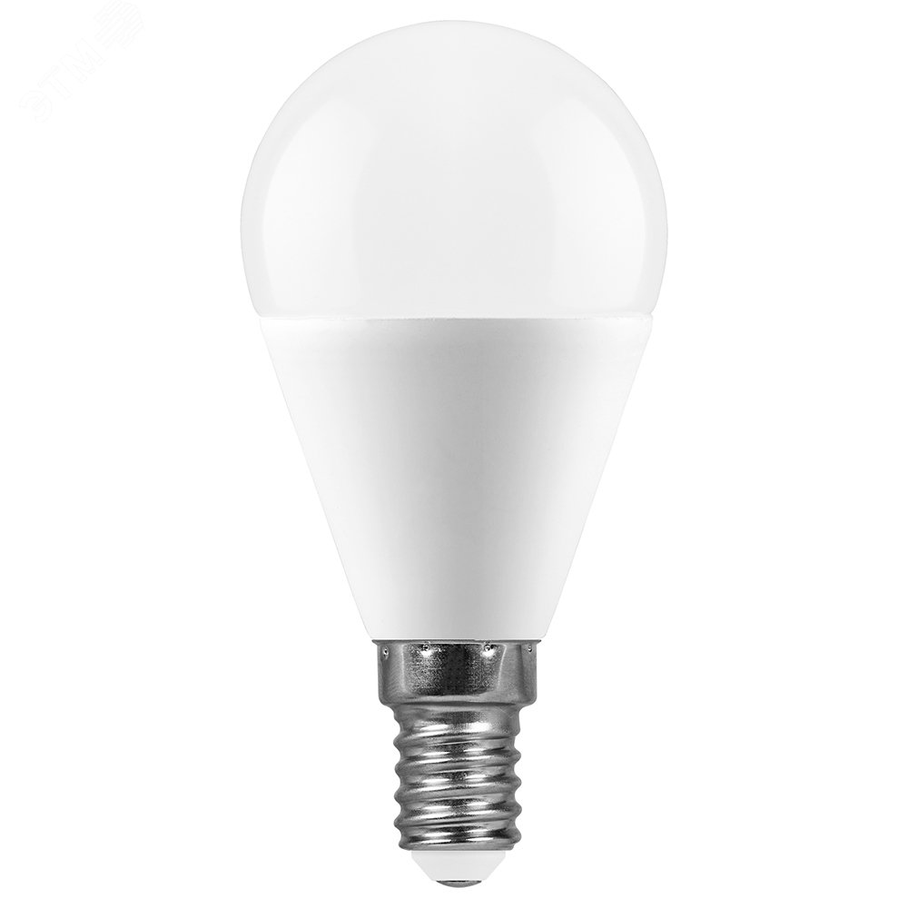 Лампа светодиодная LED 15вт Е14 дневной матовый шар 55211