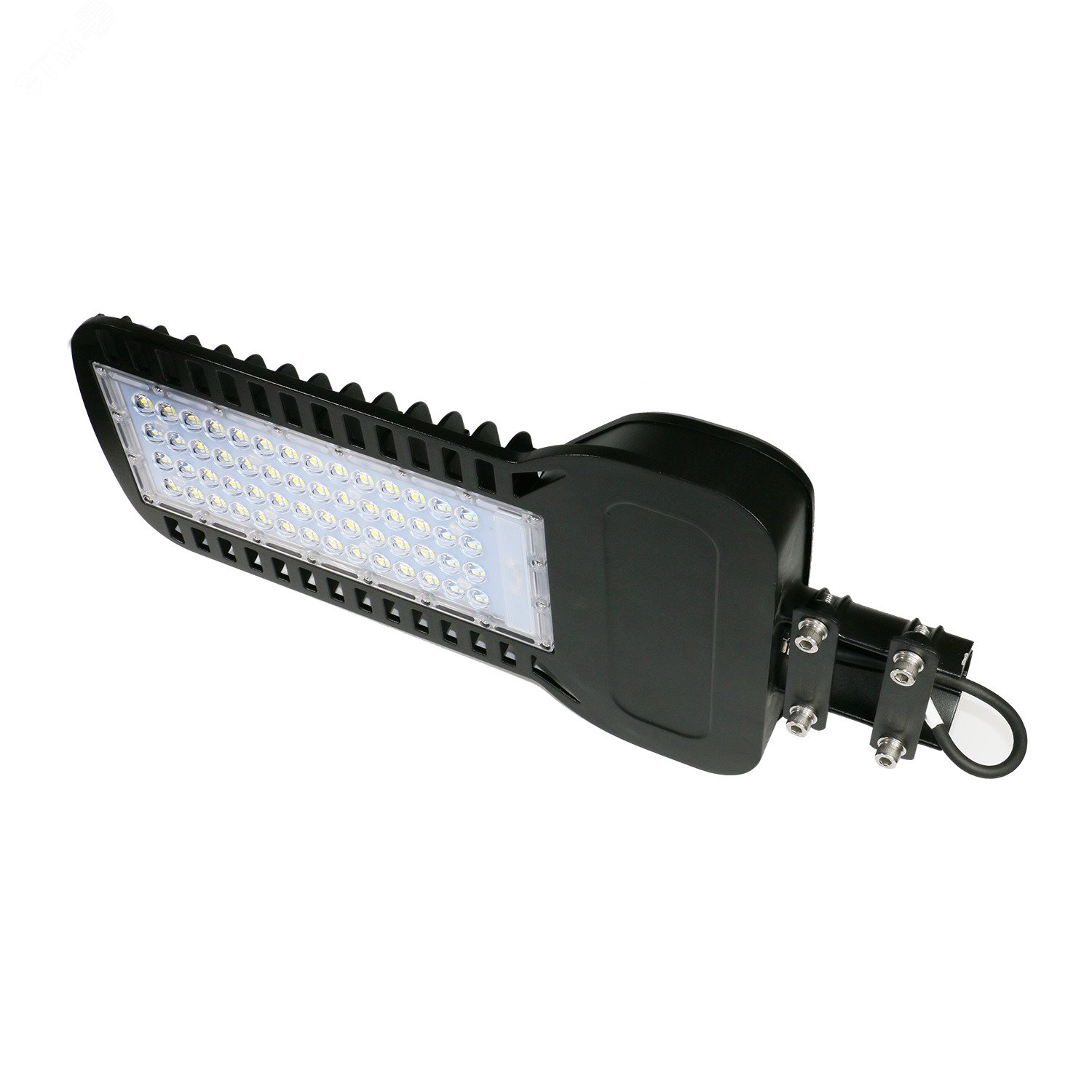 Светильник уличный Qplus 120W 14400lm 5000K 120-260V IP65 535*260*64мм черный КСС "Ш" LED 1/2 629535320