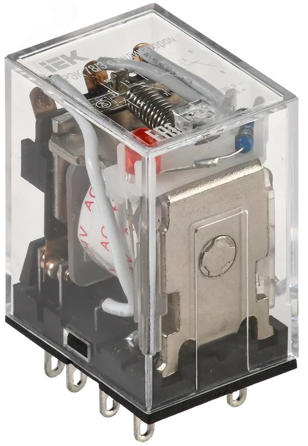 Реле РЭК78/3(MY3) с индикацией 5А 24В АC ИЭК RRP20-3-05-024A-LED