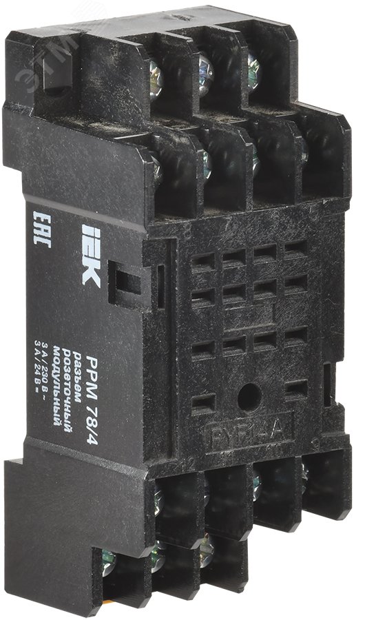 Фото товара Разъем РРМ78/4(PYF14A) для РЭК78/4(MY4) модульный ИЭК RRP20D-RRM-4