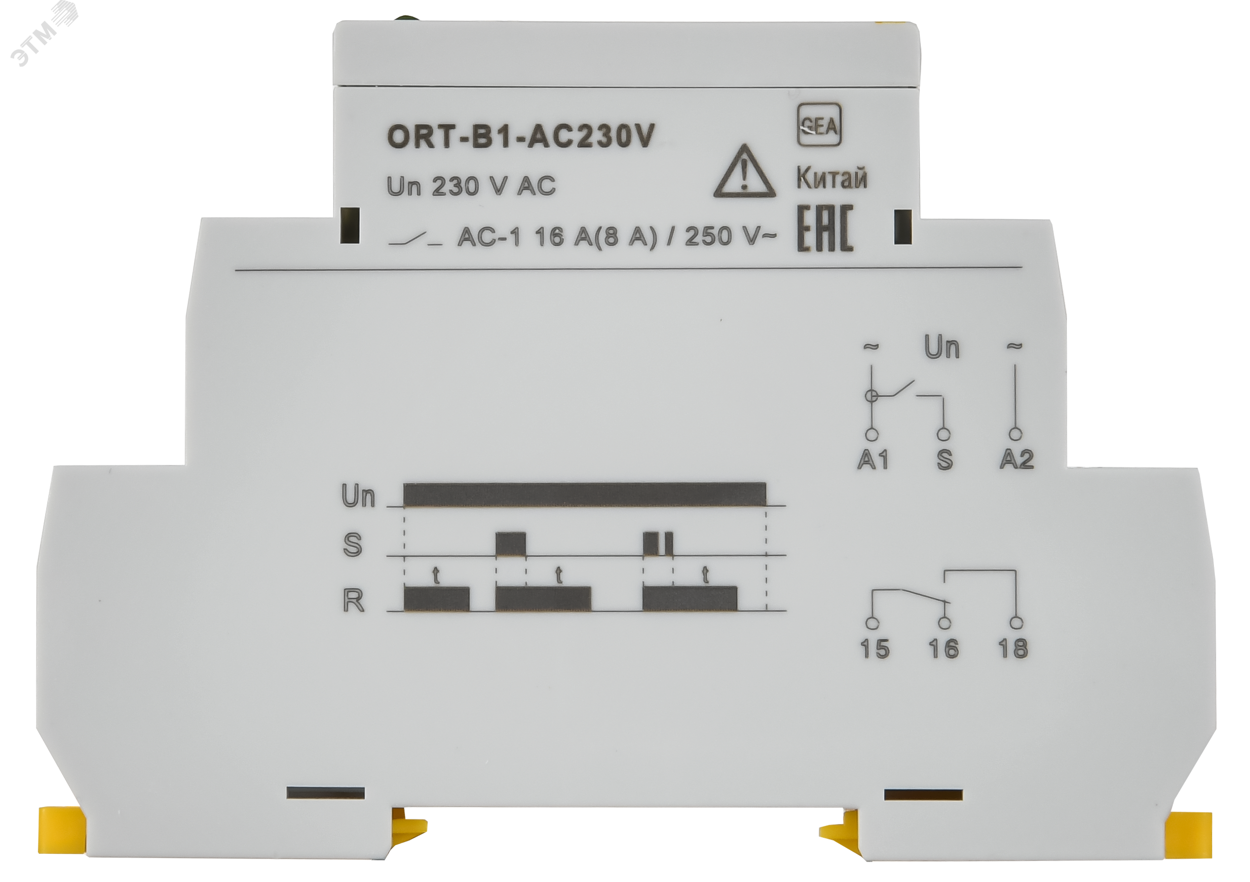 Реле задержки выключения ORT. 1 конт. 230 В AС ORT-B1-AC230V