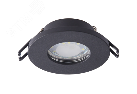 Светильник встраиваемый влагозащищенный WR3 BK MR16/GU5.3 IP44 черн. Б0054367